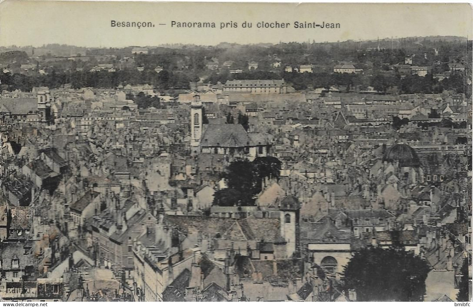 BESANÇON -Panorama Pris Du Clocher Saint-Jean - Besancon