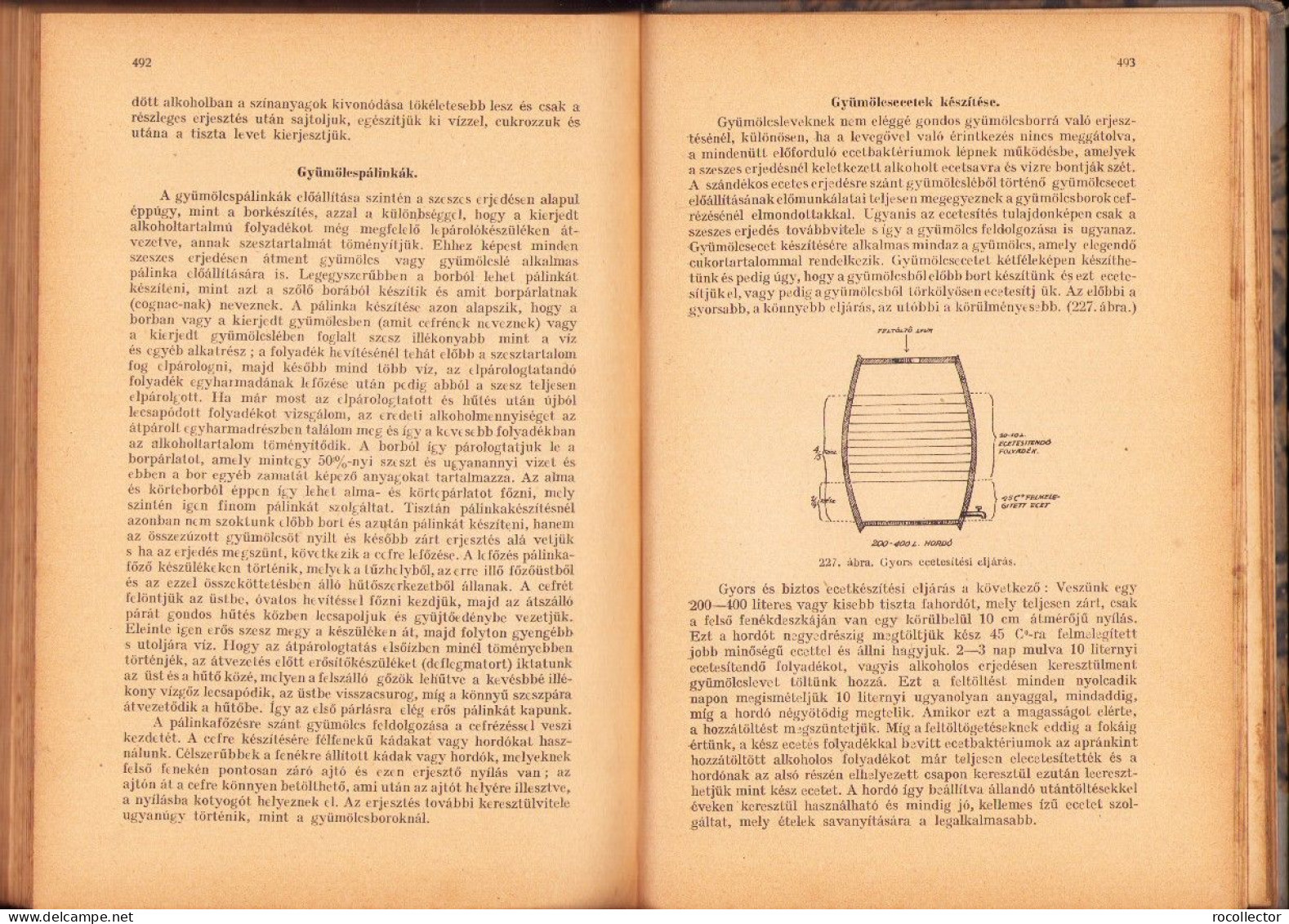 A gyümölcstermesztés kézikönyve irta Mohácsy Mátyás 1936 687SPN