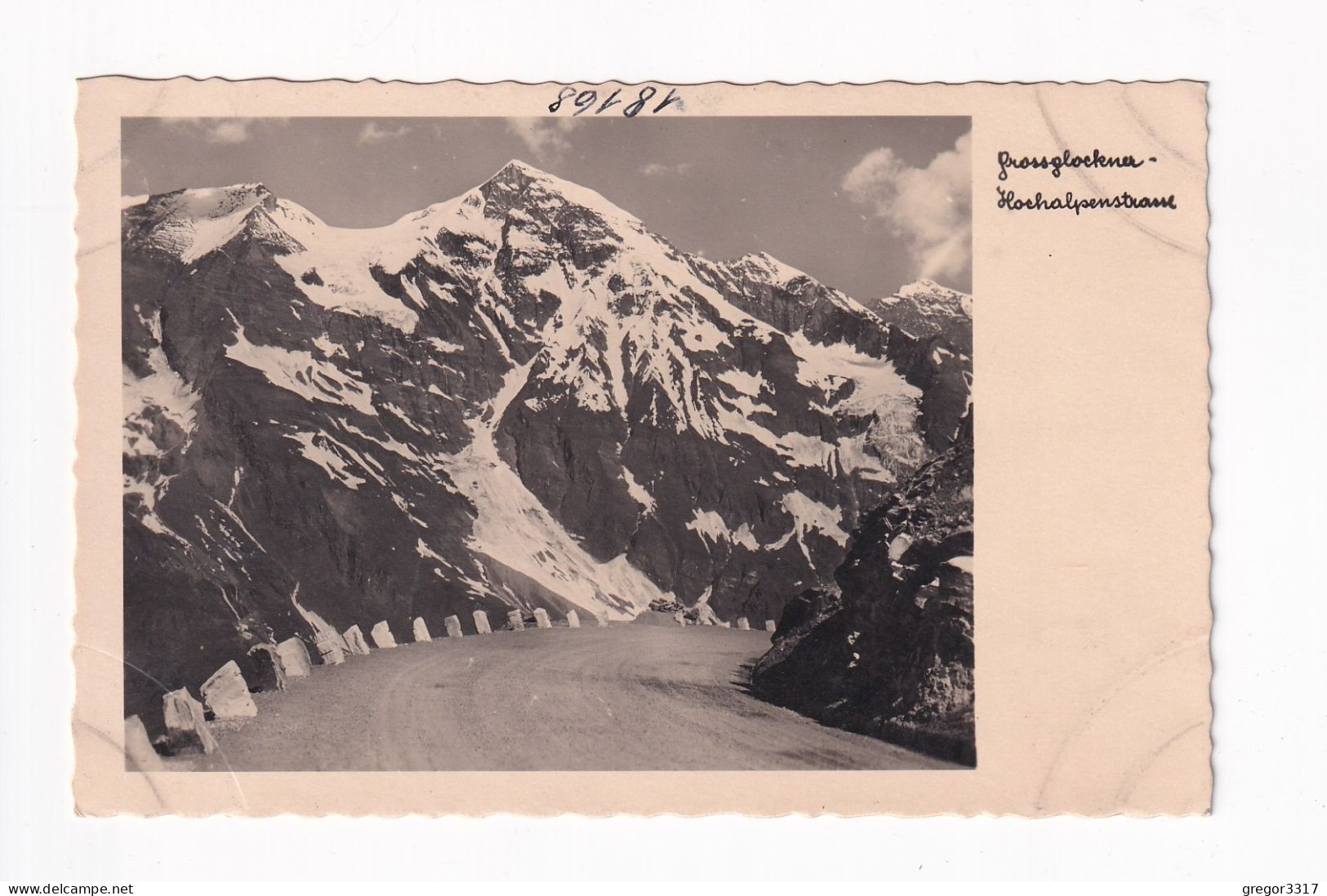 E6210) Grossglockner Hochalpenstraße  Mit Blick Auf Gr. Wiesbachhorn - ALT !! _FOTO AK - Other & Unclassified