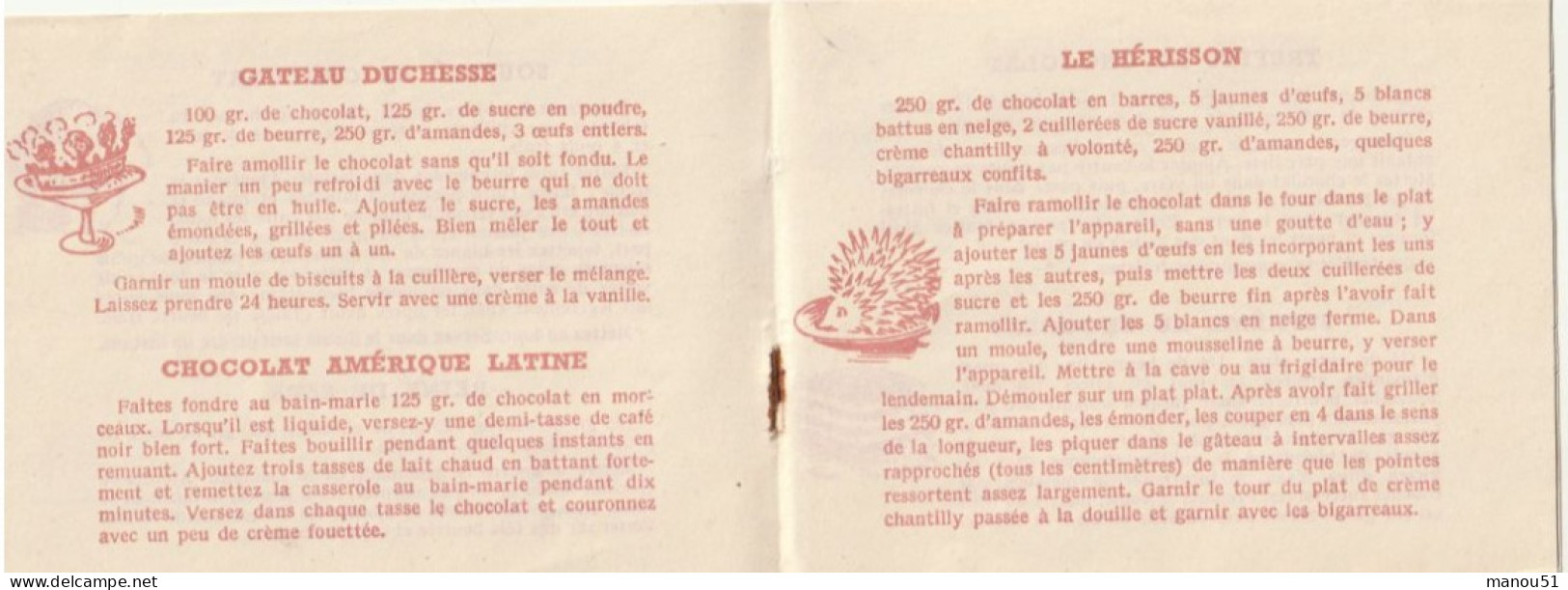 Entremets Et Gateaux  - Petit Livret De 10 Pages Offert Par Les Ets DELESPAUL-HAVEZ - Publicités