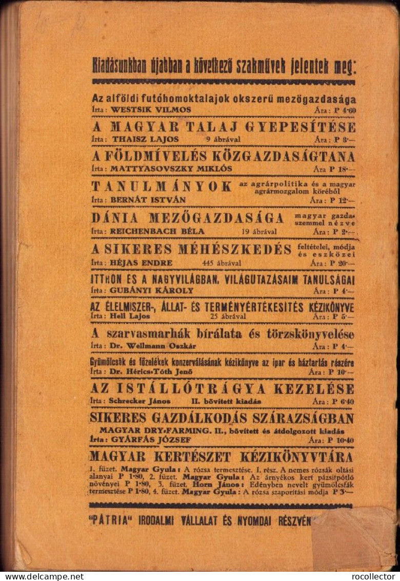 Baromfitenyésztés irta Winkler János 1927 686SPN