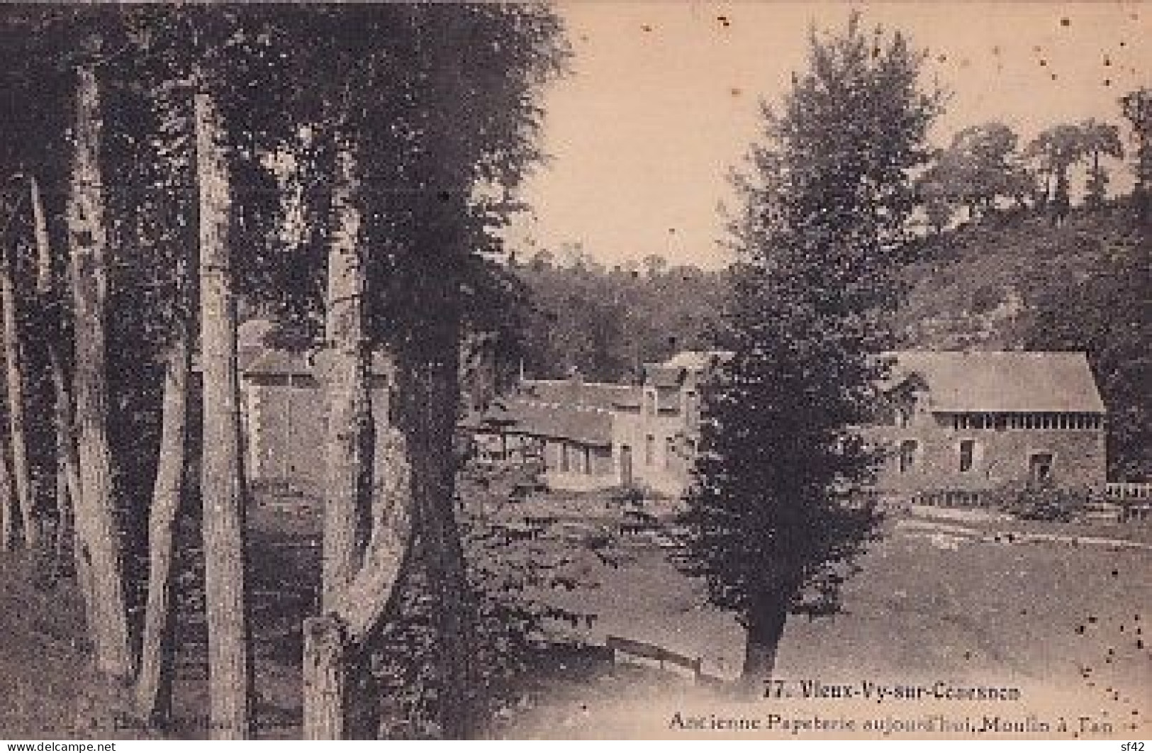 VIEUX VY SUR COUESNON       Ancienne Papeterie. Aujourd Hui Moulin A Tan - Altri & Non Classificati