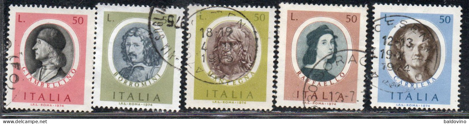 Italia 1974 Uomini Illustri II^ Emissione - 1971-80: Oblitérés