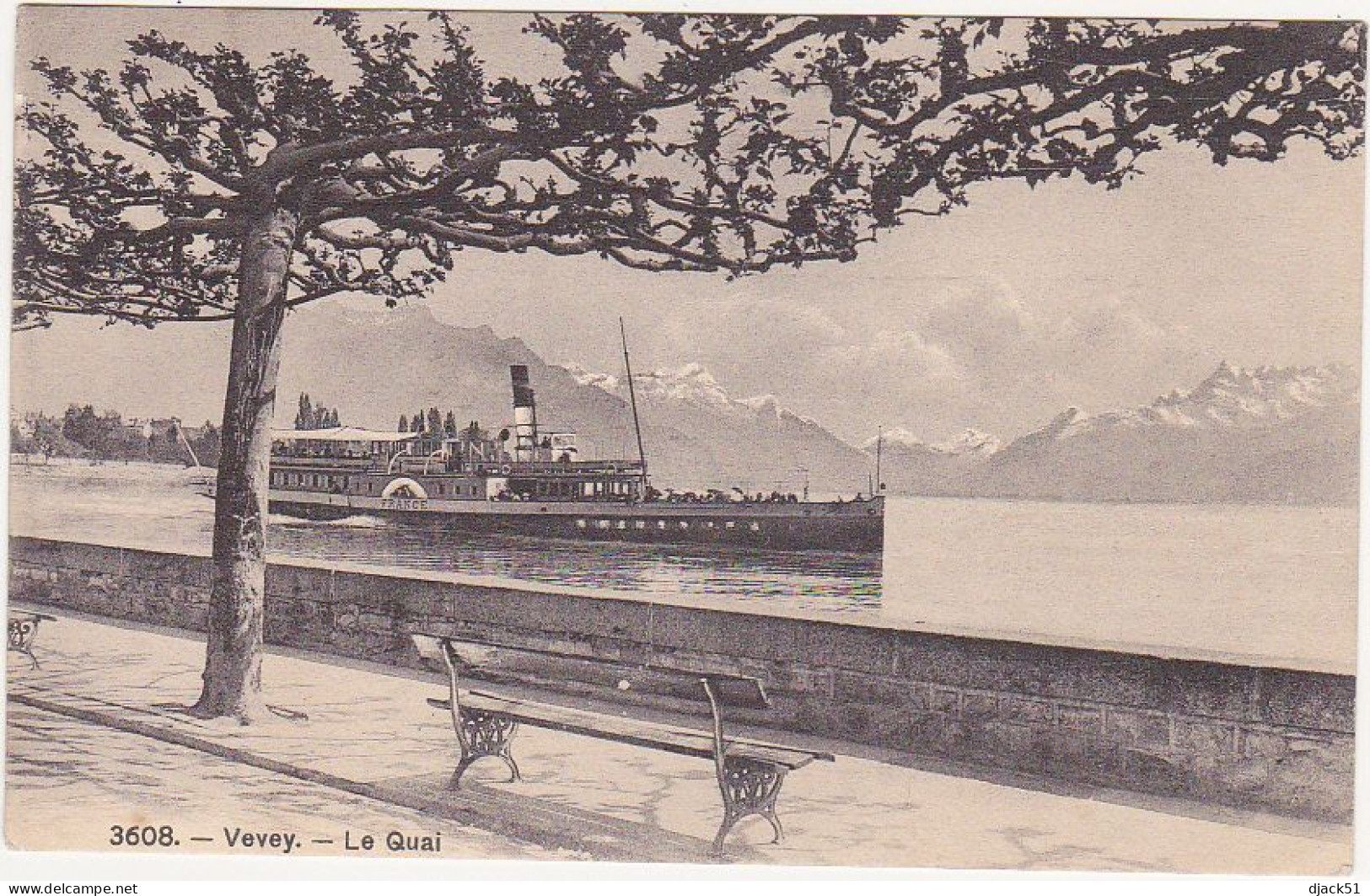 Suisse - Vevey - Le Quai / Bateau - Vevey