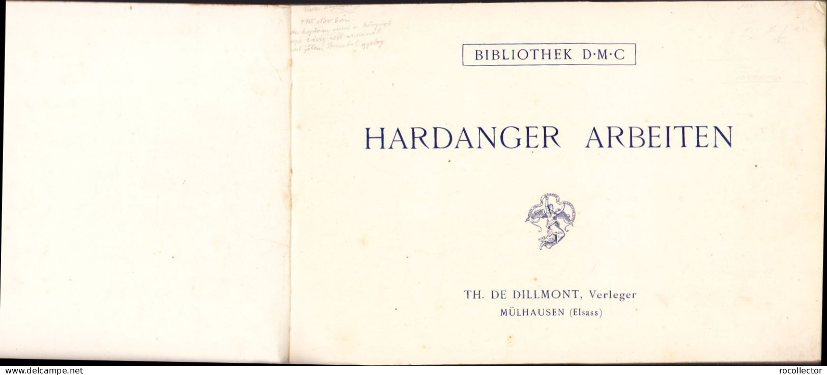 Hardanger Arbeiten Cca 1910 Bibliothek DMC 681SPN - Alte Bücher