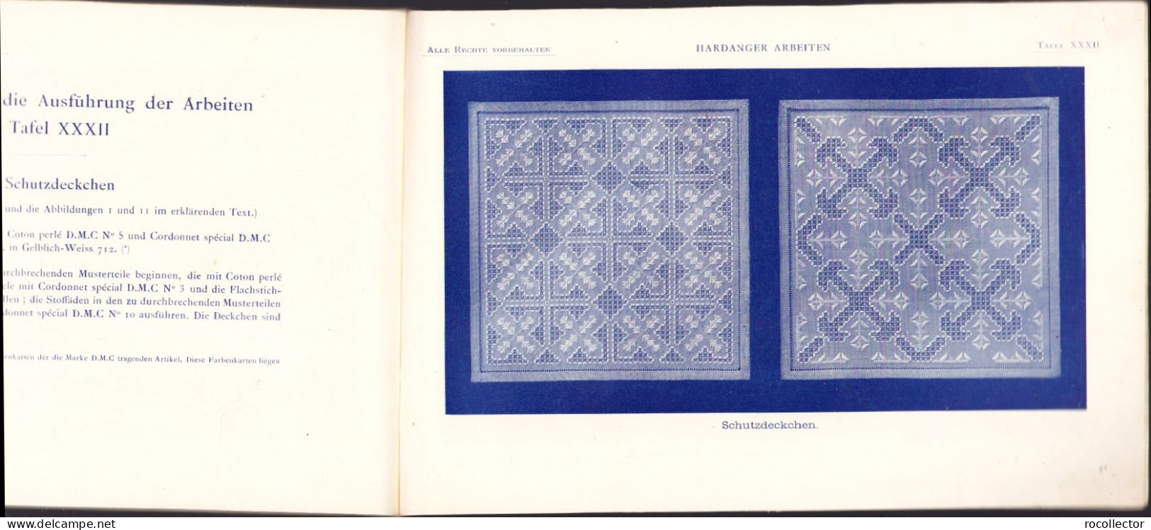 Hardanger Arbeiten cca 1910 Bibliothek DMC 681SPN