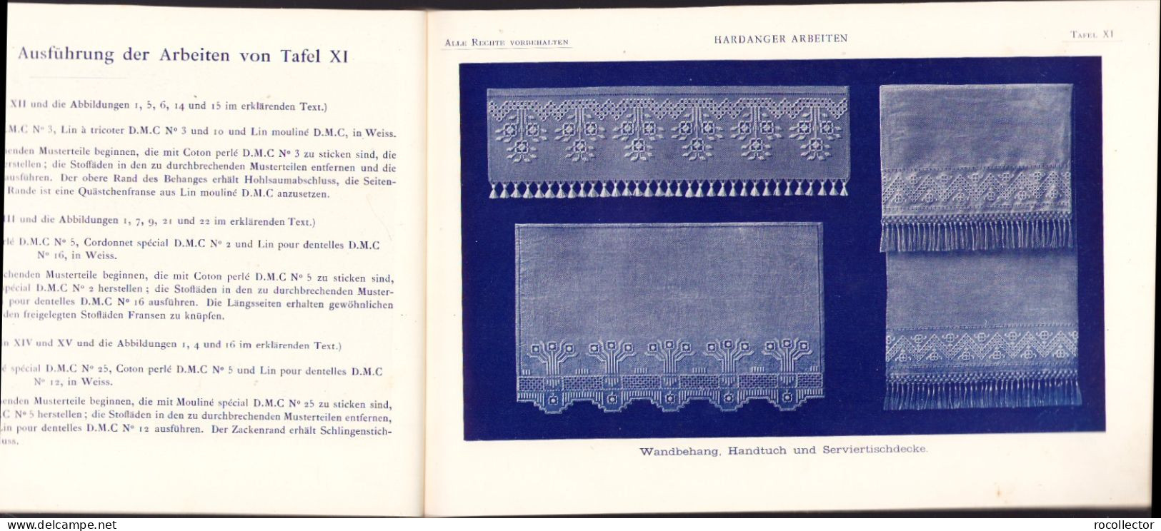 Hardanger Arbeiten cca 1910 Bibliothek DMC 681SPN