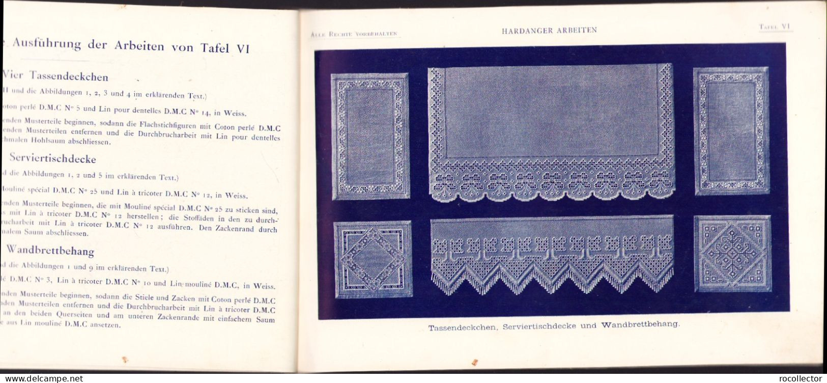 Hardanger Arbeiten cca 1910 Bibliothek DMC 681SPN