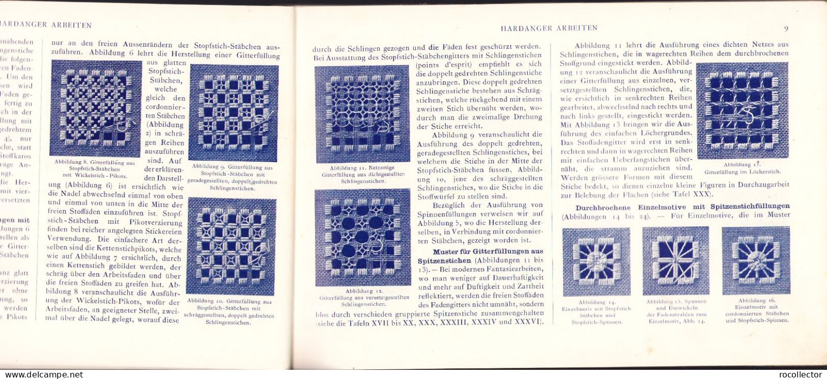 Hardanger Arbeiten cca 1910 Bibliothek DMC 681SPN