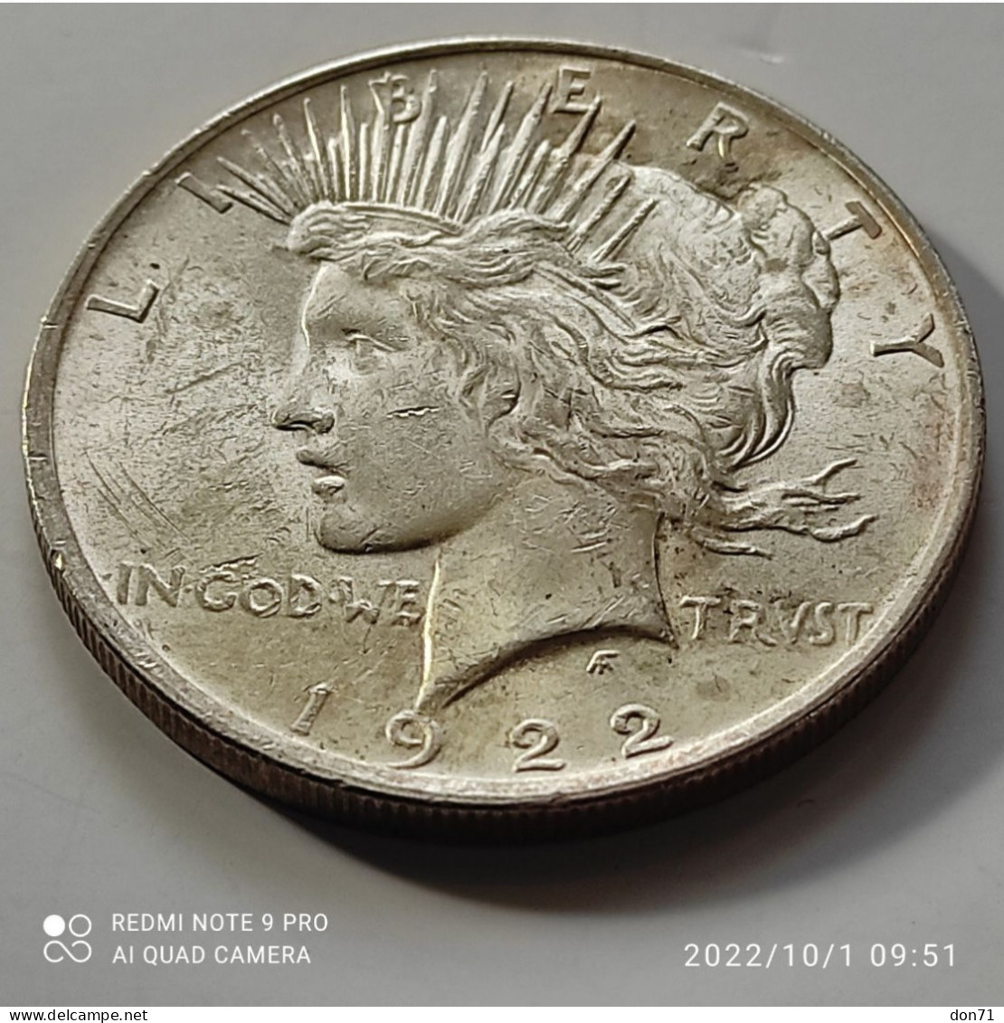 USA- dollaro "Peace" qFDC