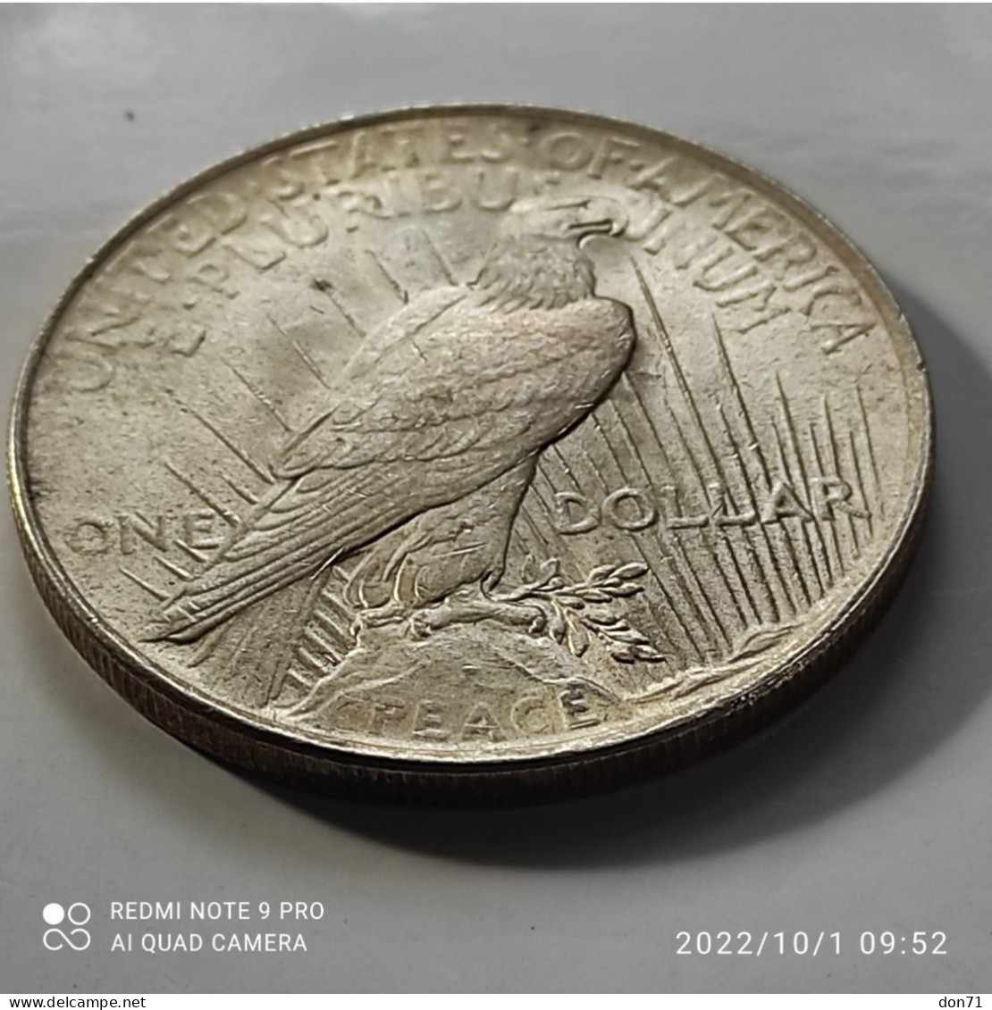 USA- dollaro "Peace" qFDC