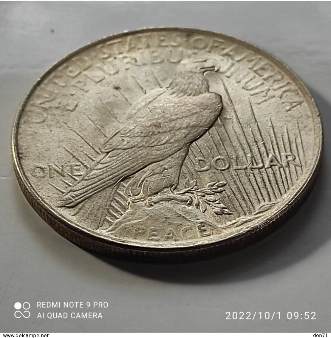 USA- dollaro "Peace" qFDC