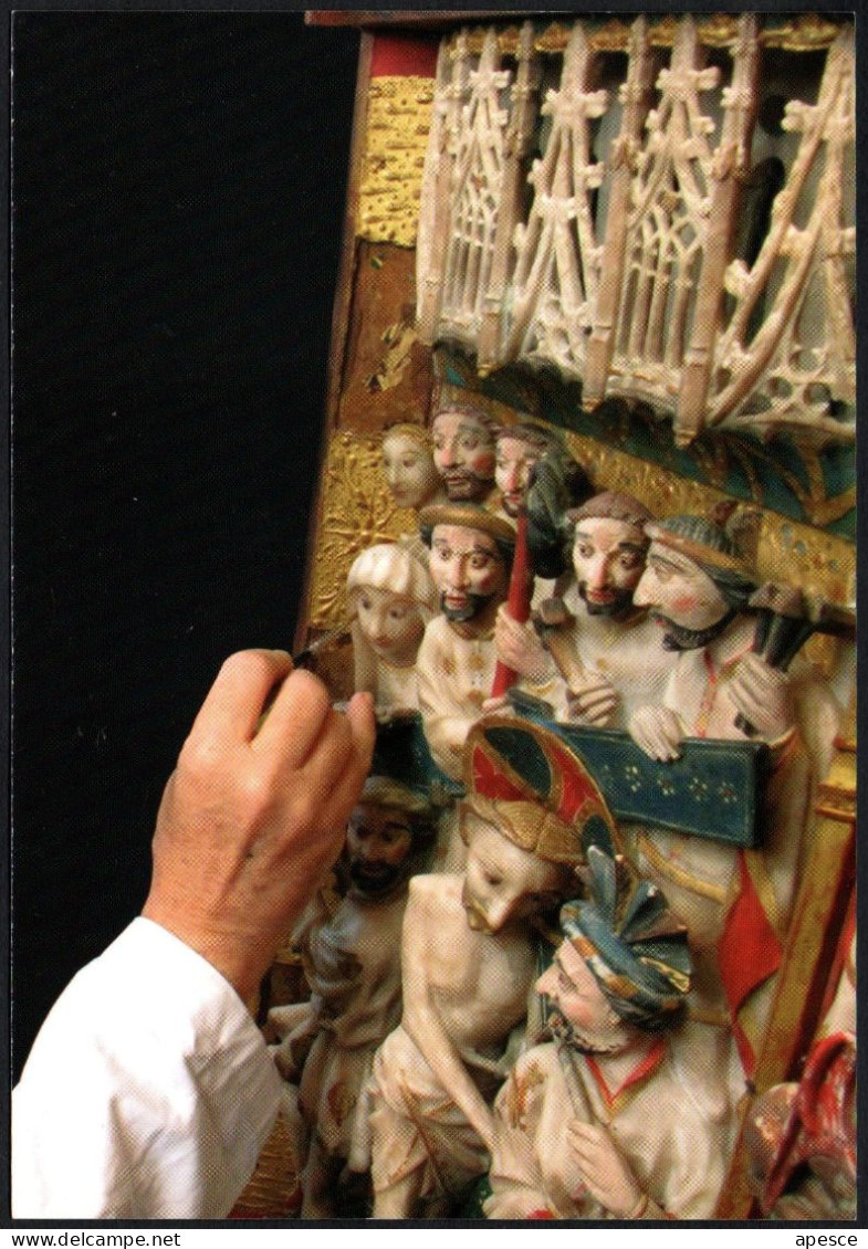 ART / RELIGION - ITALIA 2013 - IL TRITTICO CON LE STORIE DELLA PASSIONE - MUSEO DI CAPODIMONTE - PROMOCARD - I - Museen