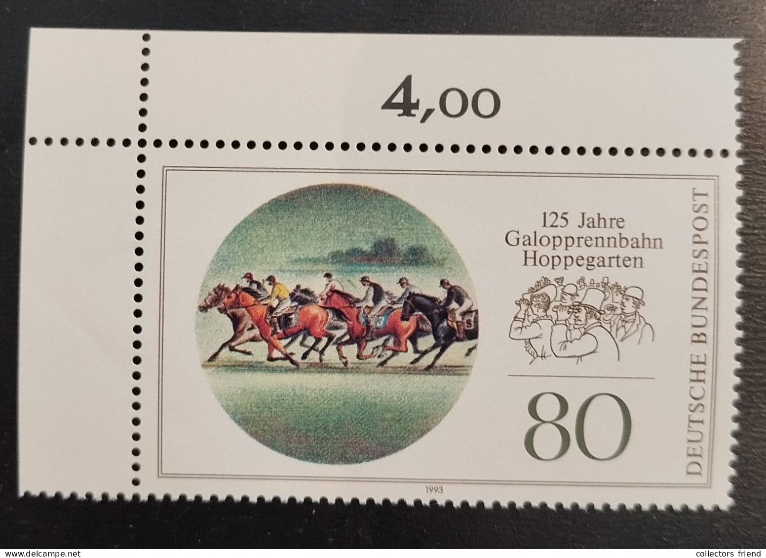 Germany - 1993 - # 1677 - Sport - Horses - MNH** - Eckrand - Horses