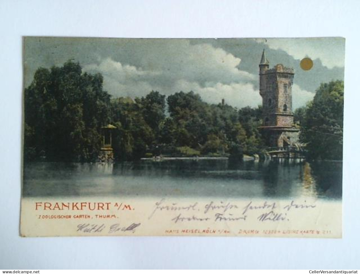 1 Ansichtskarte: Frankfurt A. M. - Zoologischer Garten, Thurm Von (Frankfurt Am Main) - Non Classés