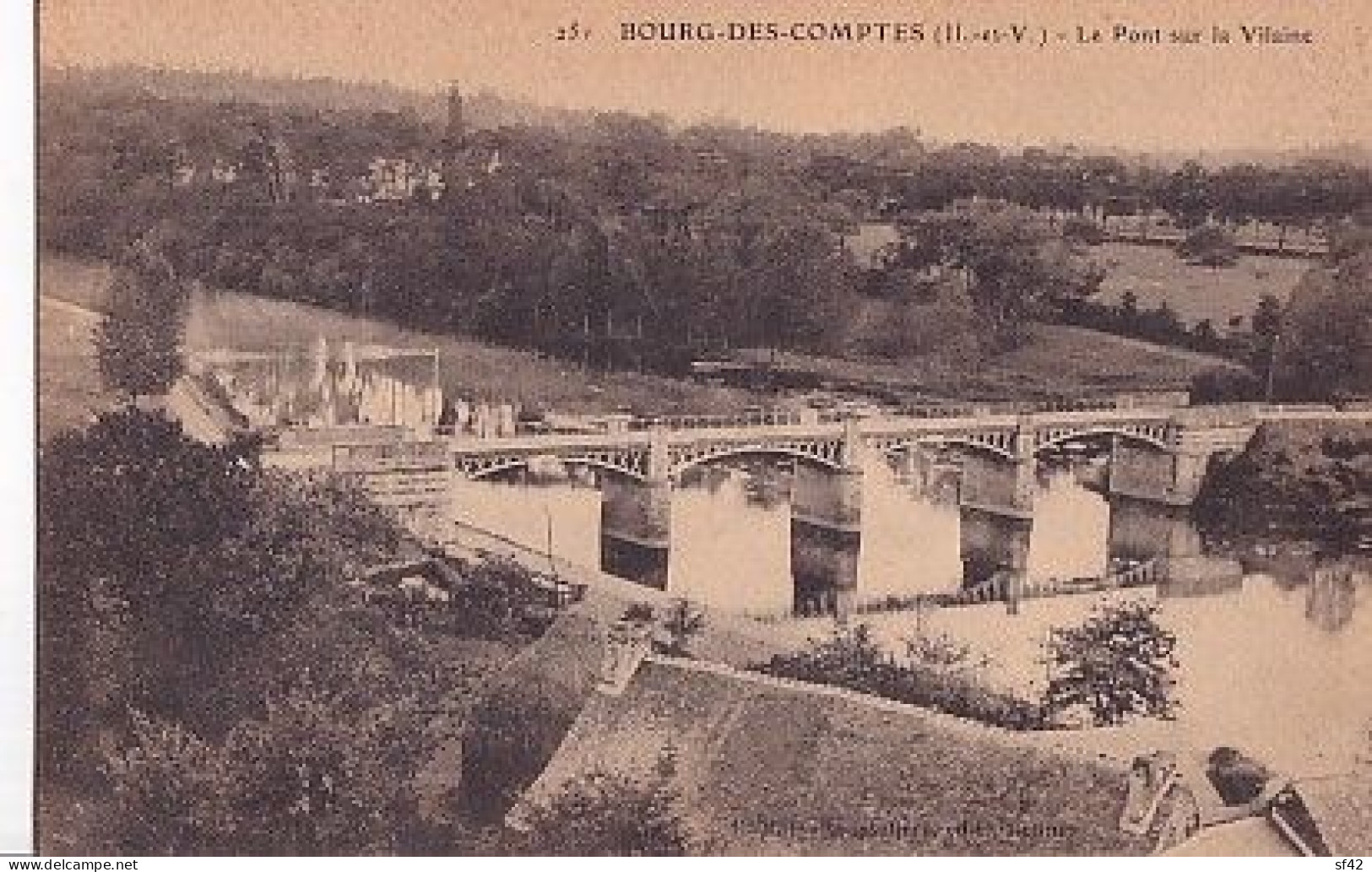 BOURG DES COMPTES        Le Pont Sur La Vilaine - Altri & Non Classificati