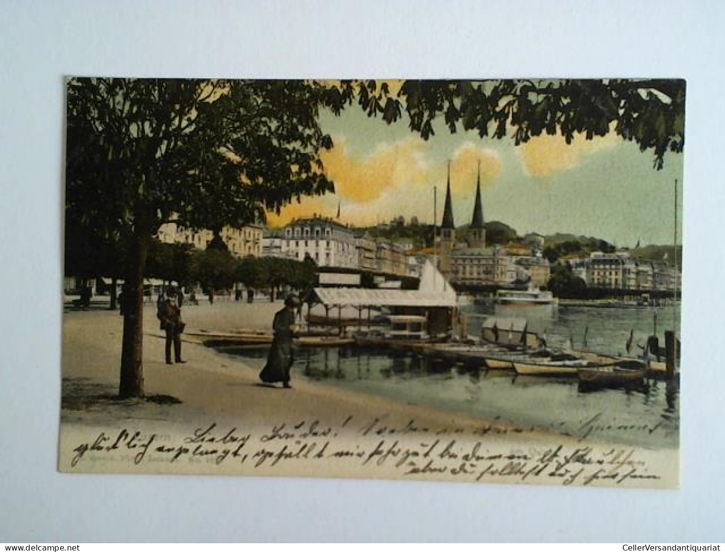 1 Ansichtskarte: Luzern Am Quai Von (Luzern) - Non Classés