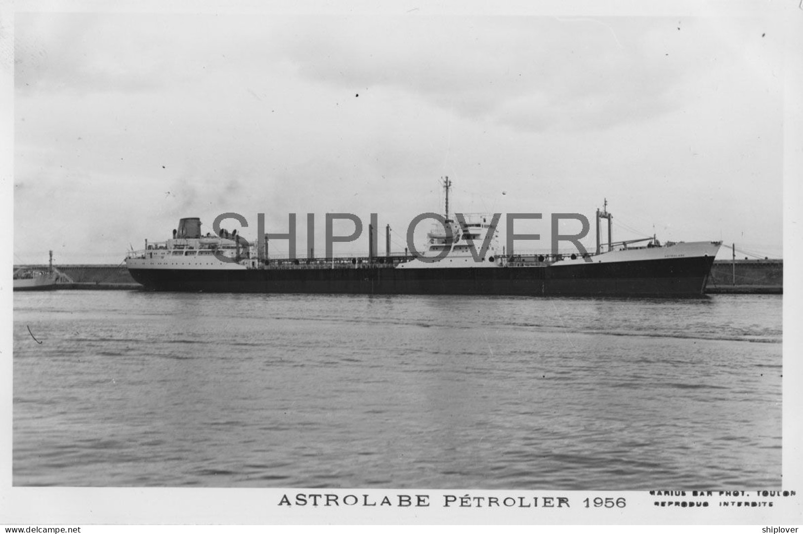 Pétrolier Français ASTROLABE - Carte Photo éditions Marius Bar - Bateau/ship/schiff - Tankers