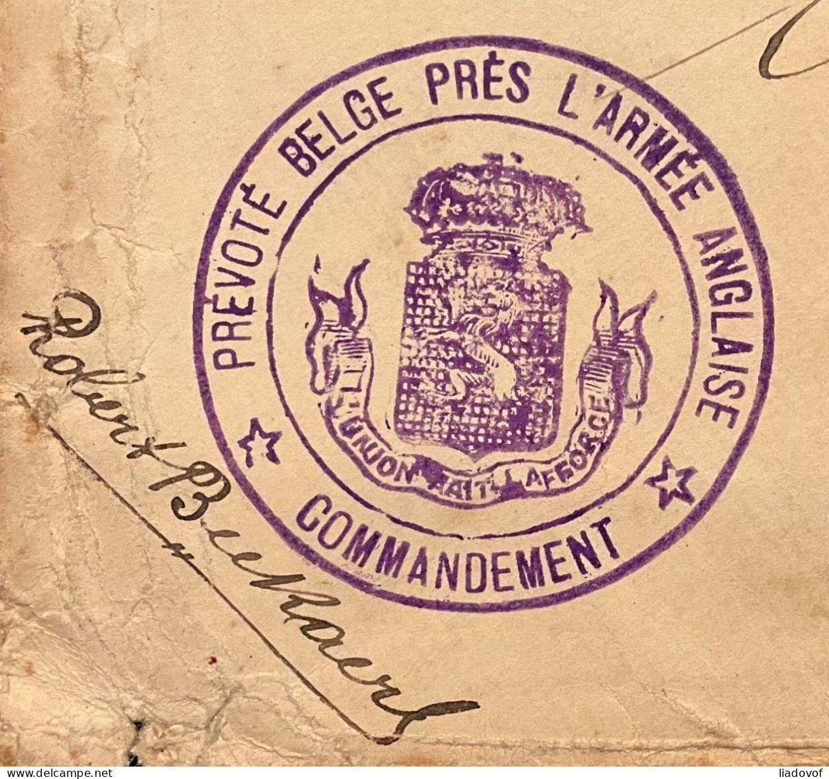 Lettre Recommandé Affr. OBP 138 + 145 - Poperinghe > TUNIS (RR) - Cachet Superbe "Prévoté Belge Près De L'Armée Anglaise - 1915-1920 Albert I.