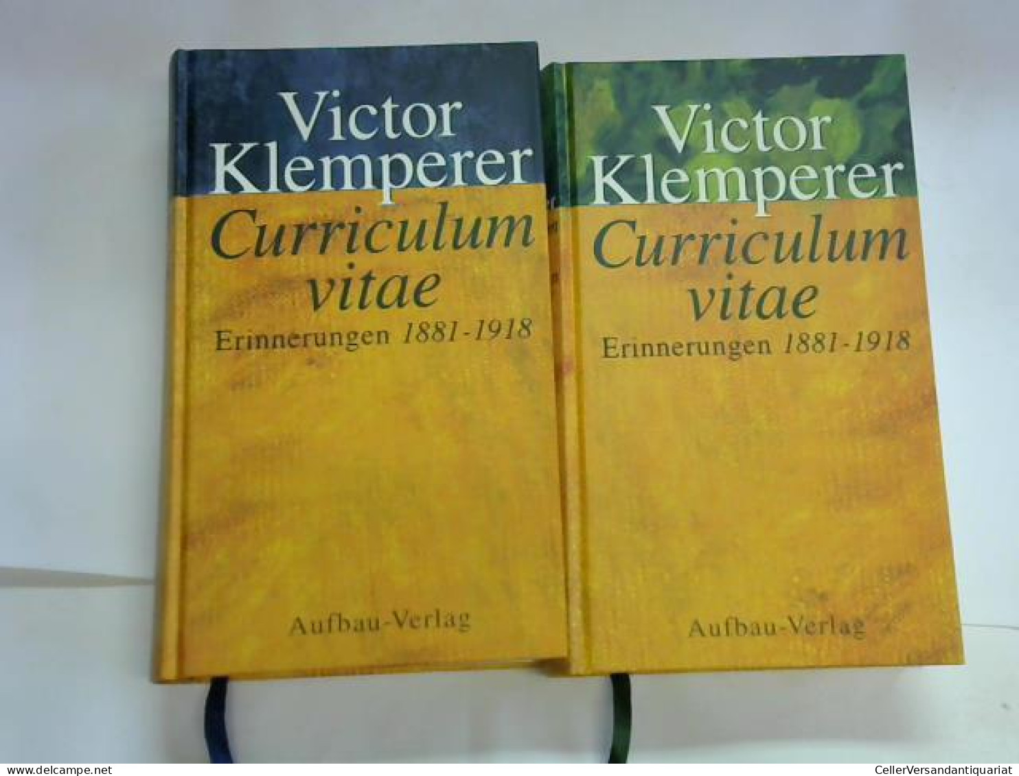 Curriculum Vitae. 2 Bände Von Klemperer, Victor - Non Classés
