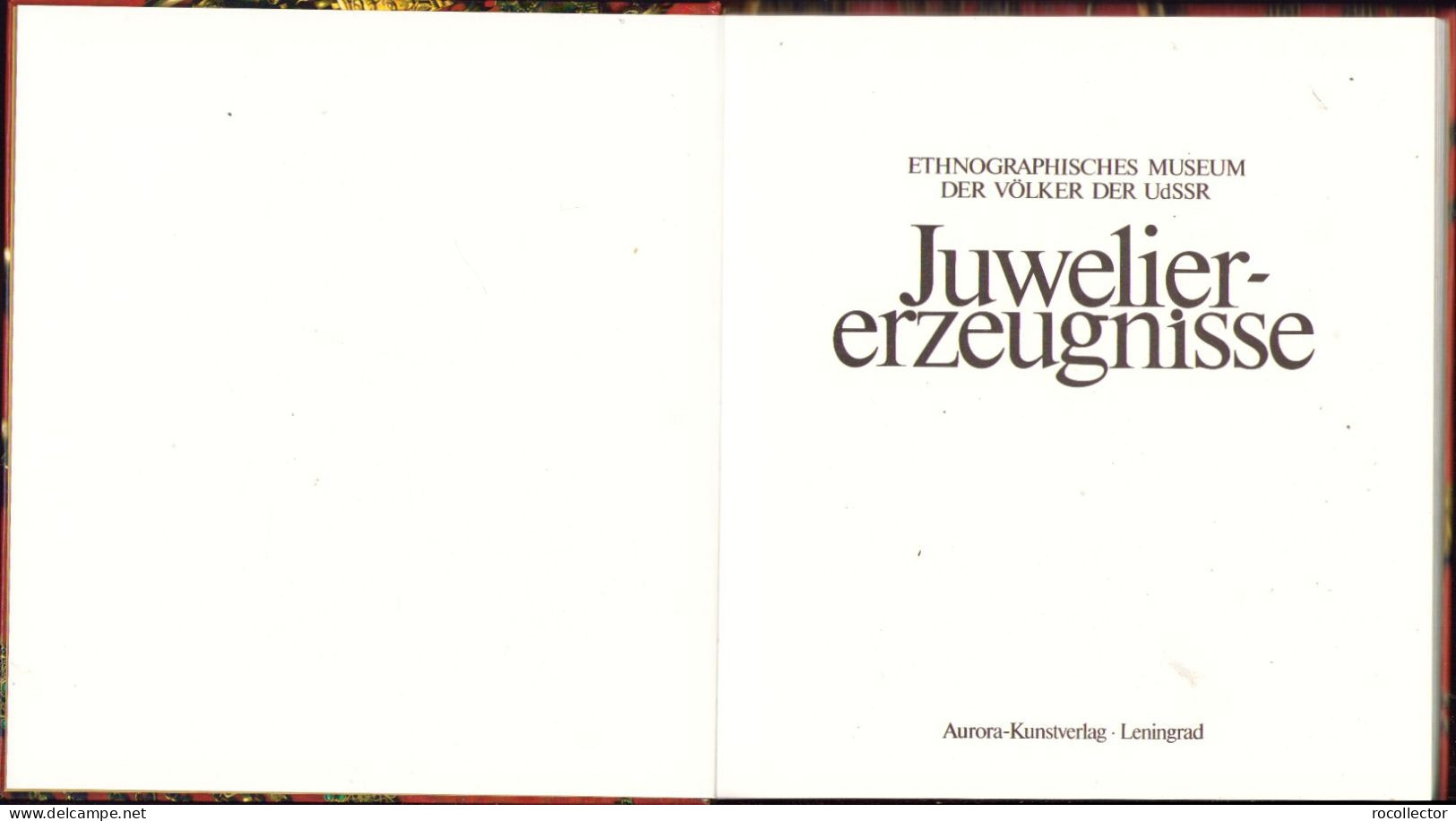 Juwelier-erzeugnisse Zusammengestelt Von Galina Komleva 1988 Ethnographisches Museum Der Völker Der UdSSR Leningrad - Alte Bücher