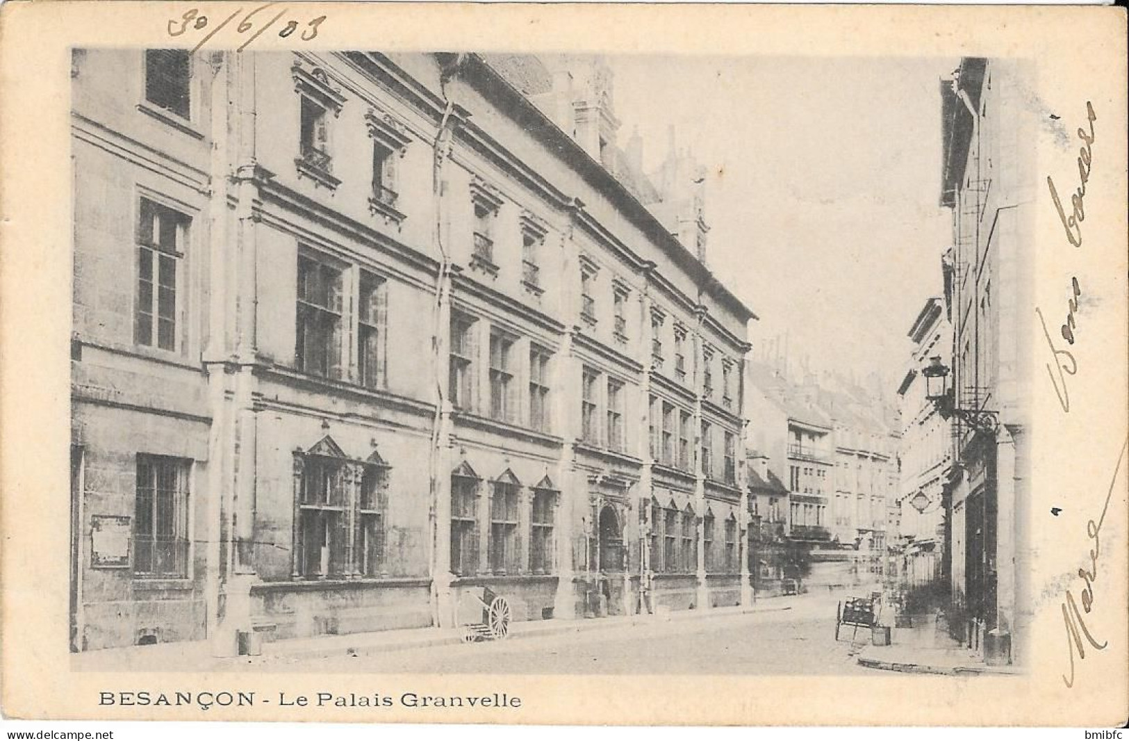 BESANÇON - Le Palais Granvelle (carte Précurseur) - Besancon