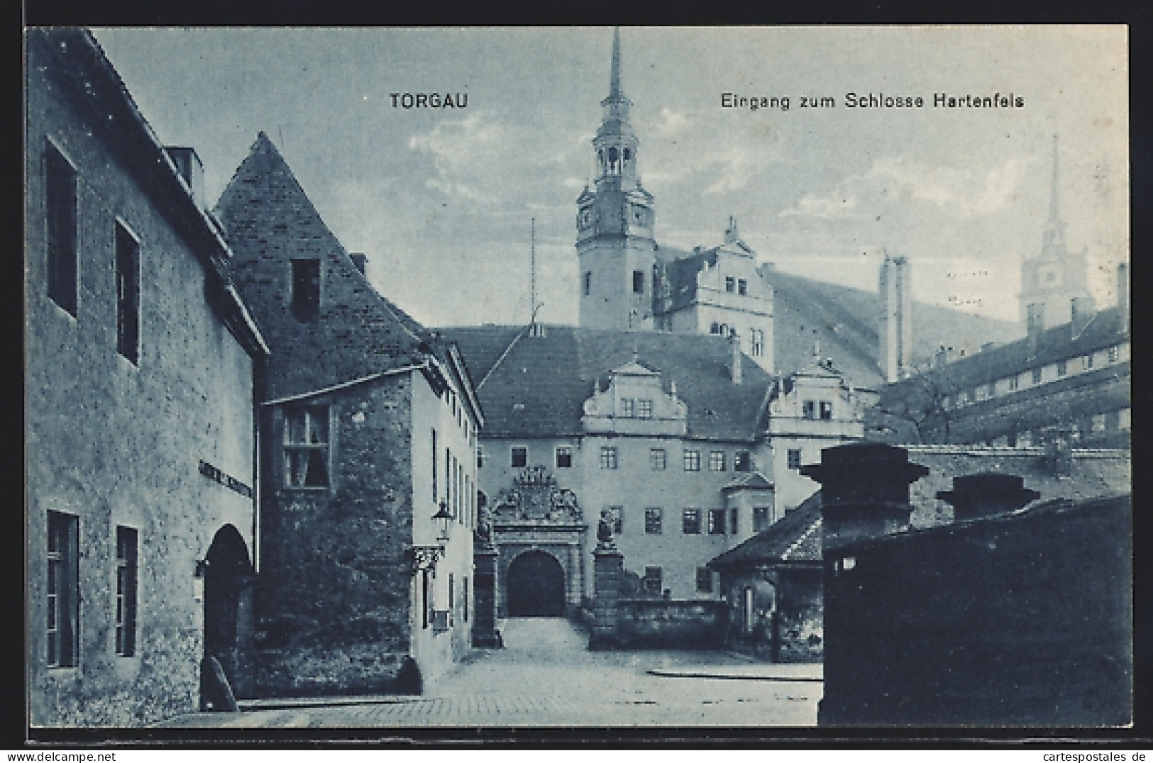 AK Torgau, Eingang Zum Schloss Hartenfels  - Torgau