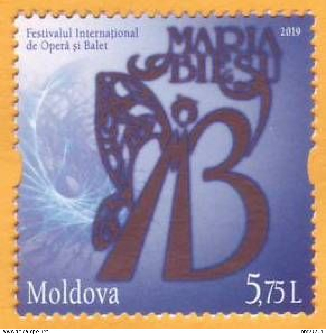 2019 Moldova Moldavie  International Festival. Maria Biesu. Opera. Ballet. Singer. Artist. Art 1v Mint - Theatre