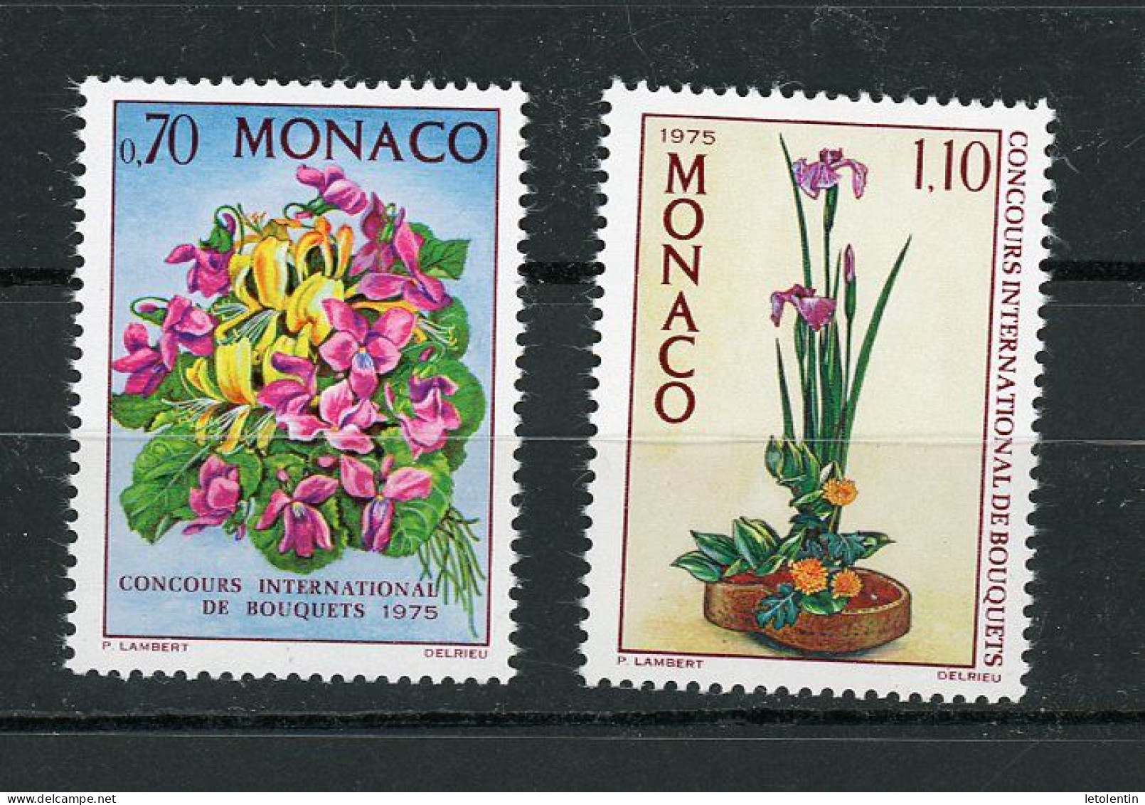 MONACO: FLORE - N° Yvert 984+985** - Nuovi