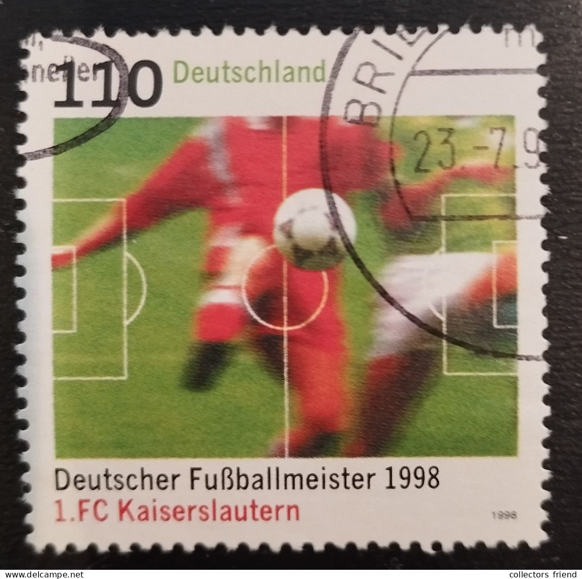 Germany - 1998 - # 2010 - Sport  - FOOTBALL - Used - Gebruikt