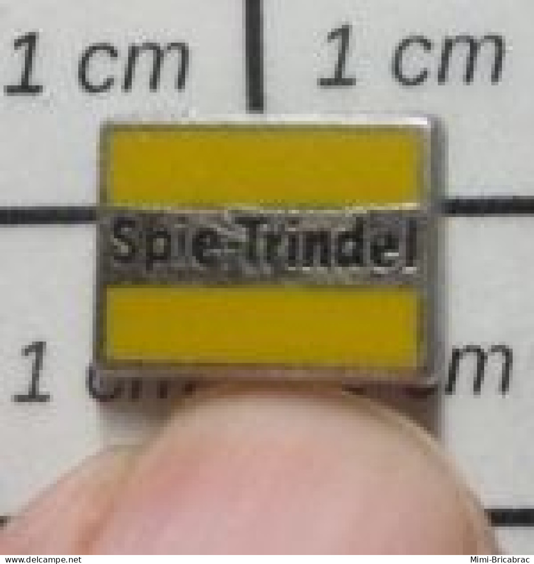 121 Pin's Pins / Beau Et Rare / MARQUES / BTP BATIMENT TRAVAUX PUBLICS SPIE-TRINDEL - Trademarks