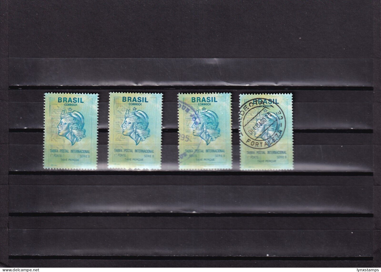 ER03 Brazil 1993 Female Face Used Stamps - Oblitérés
