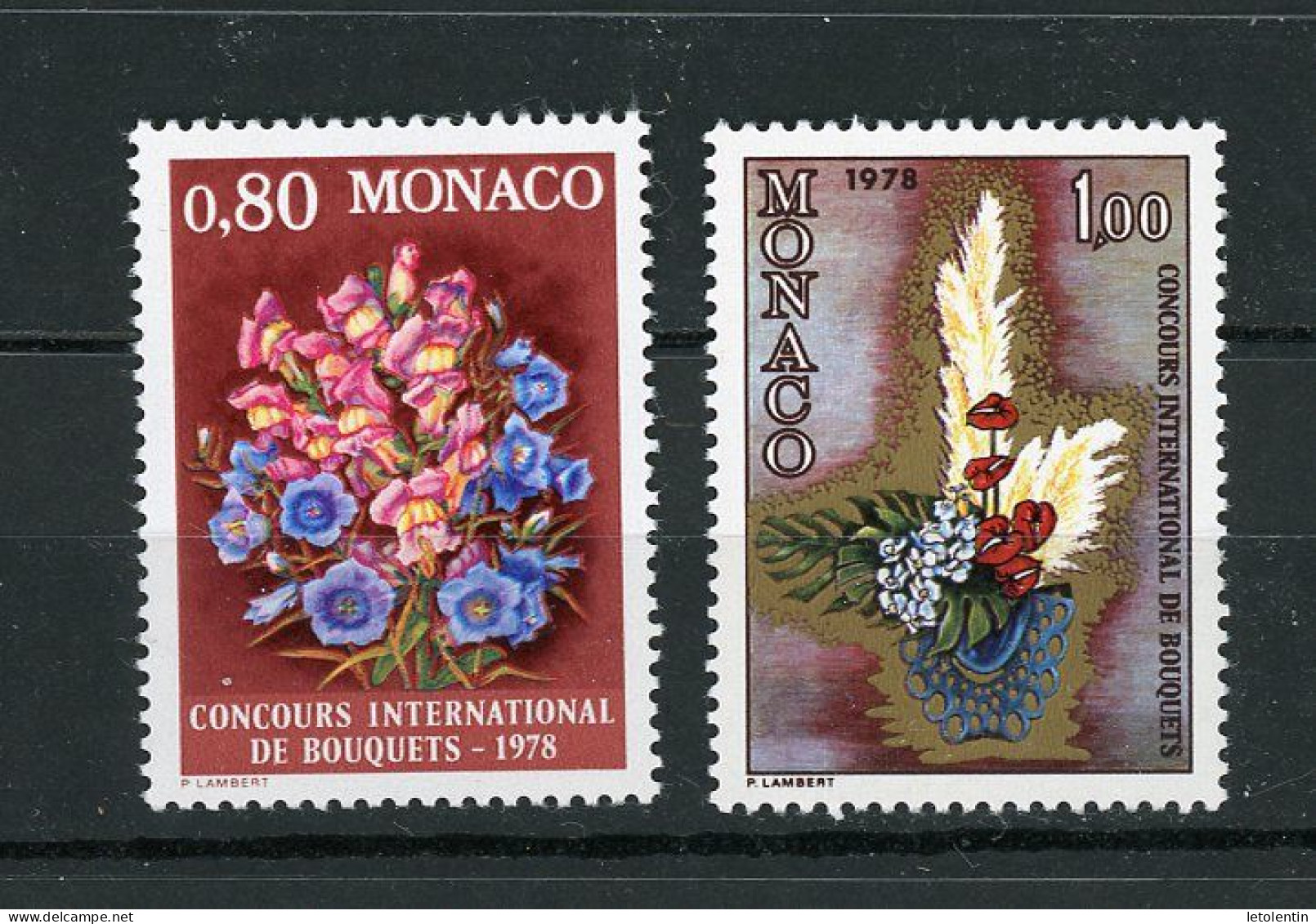 MONACO: FLORE - N° Yvert 1115+1116** - Nuovi