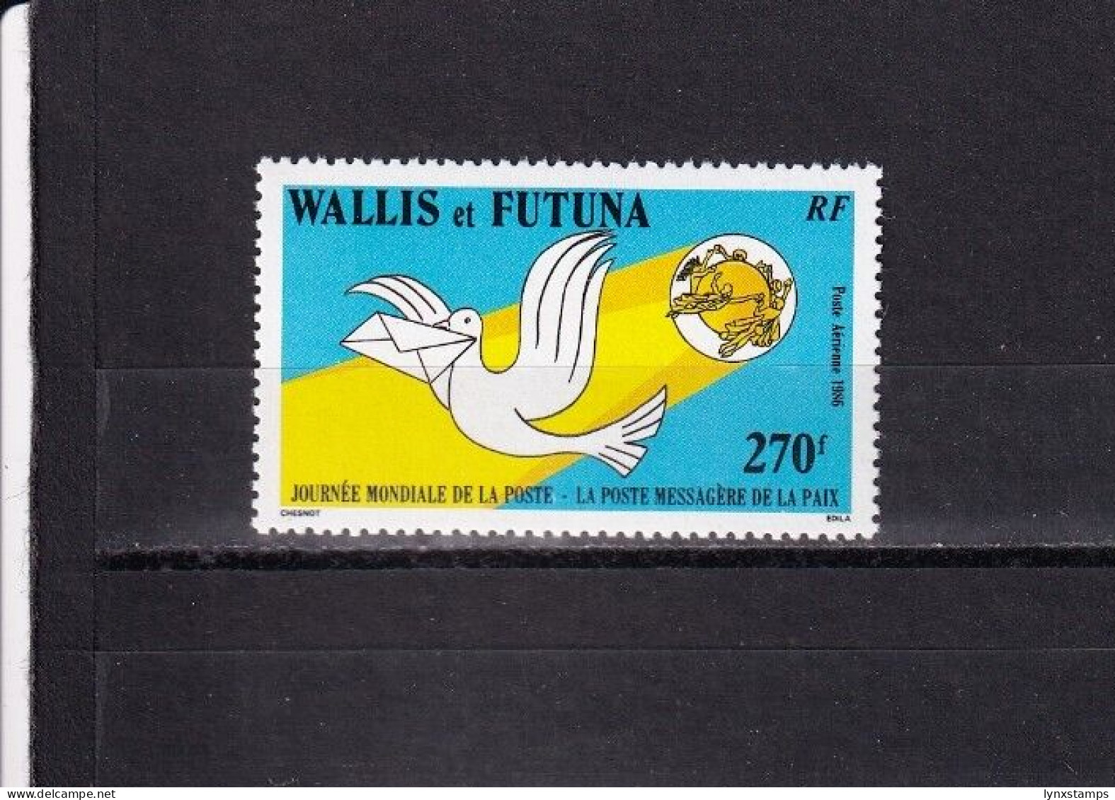 SA03 Wallis Et Futuna France 1986 International Year Of Peace Mint Stamp - Unused Stamps