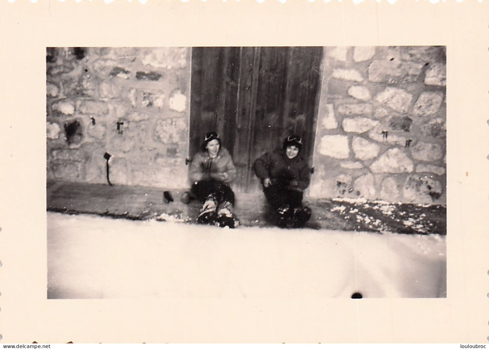 ALPES HOTEL DU BOREON 1953  ALPINISME  PHOTO ORIGINALE  10 X 7 CM - Places