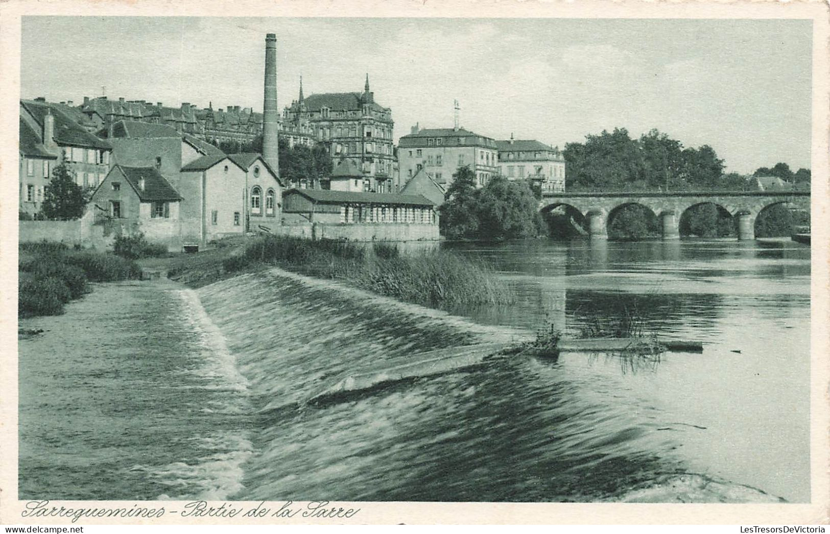 FRANCE - Sarreguemines - Partie De La Sarre - Carte Postale Ancienne - Sarreguemines