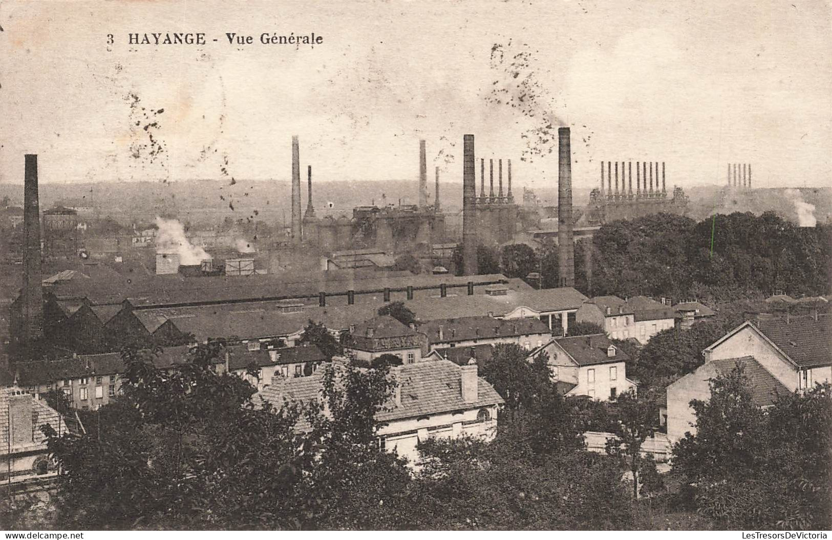 FRANCE - Hayange - Vue Générale - Ville - Usine - Carte Postale Ancienne - Hayange