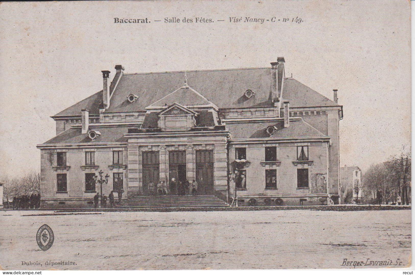 MEURTHE Et MOSELLE - BACCARAT - Salle Des Fêtes   ( Timbre à Date De 1931 ) - Baccarat