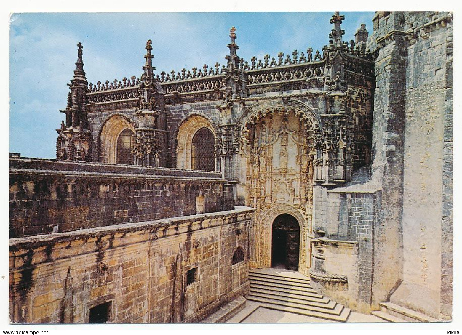CPSM  10.5 X 15 Portugal (35) TOMAR Convent De Cristo  Entrada à Igreja  Couvent Du Christ Entré De L'églis - Guarda