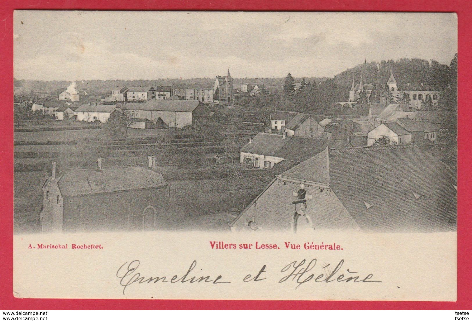 Villers-sur-Lesse - Vue Générale  - 1906 ( Voir Verso ) - Rochefort