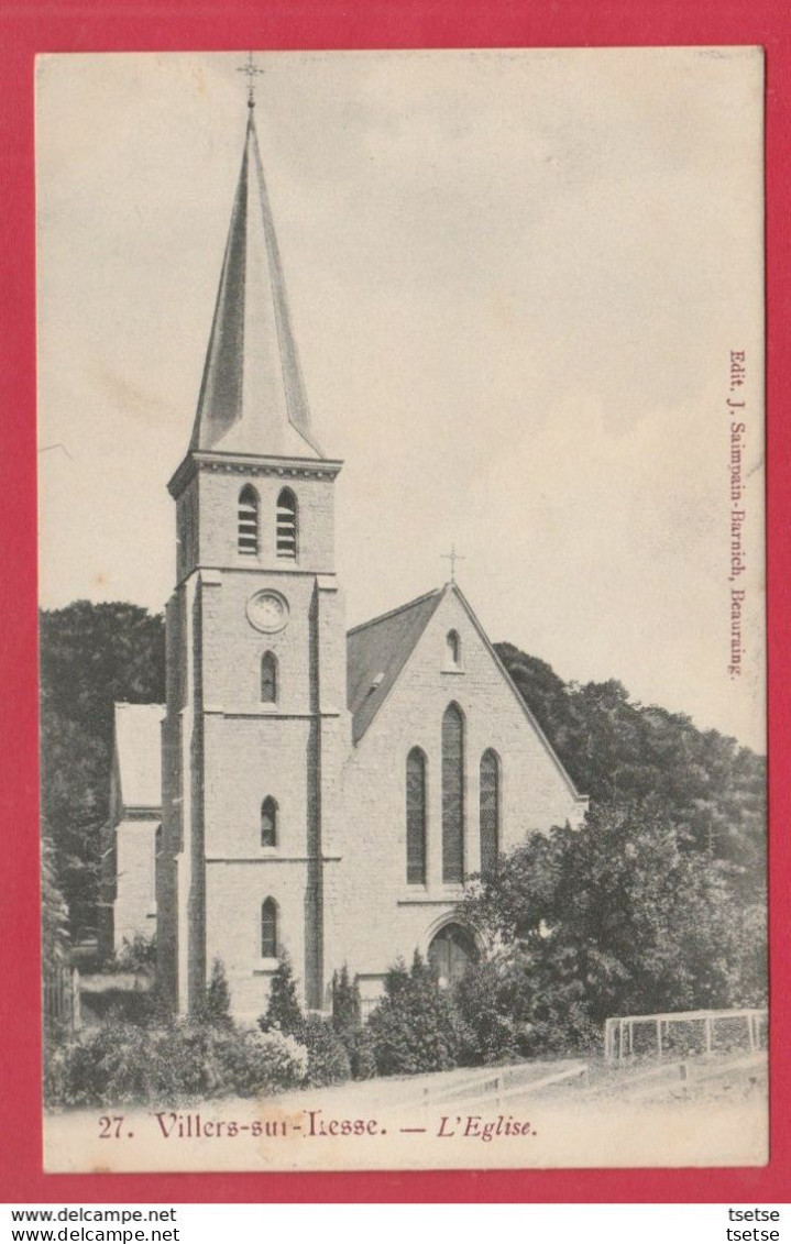 Villers-sur-Lesse - L'Eglise - 190? ( Voir Verso ) - Rochefort