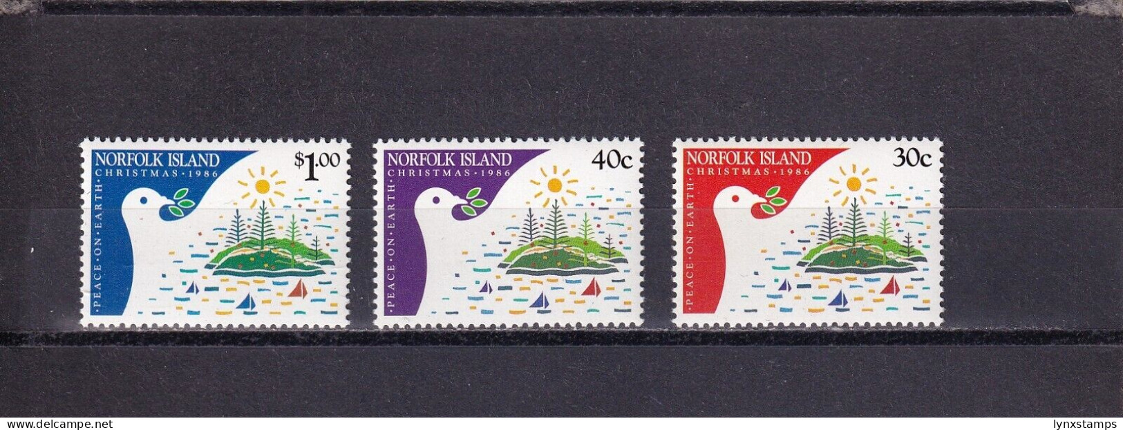 SA03 Norfolk Island 1986 Christmas Mint Stamps - Ile Norfolk