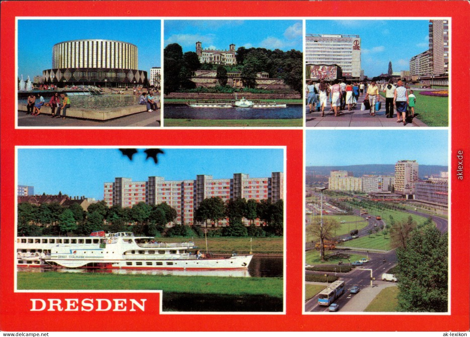 Dresden Filmtheater Prager Straße, Pionierpalast Dresden, Prager Straße  1981 - Dresden