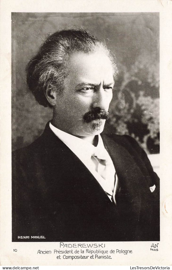 CELEBRITES - Paderewski - Ancien Président De La République De Pologne - Carte Postale Ancienne - Politische Und Militärische Männer