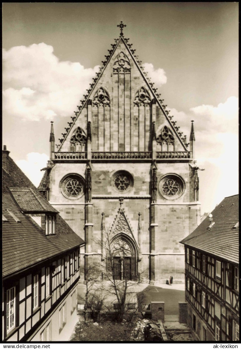 Ansichtskarte Schwäbisch Gmünd Heilig-Kreuz-Münster Westfront 1960 - Schwaebisch Gmünd