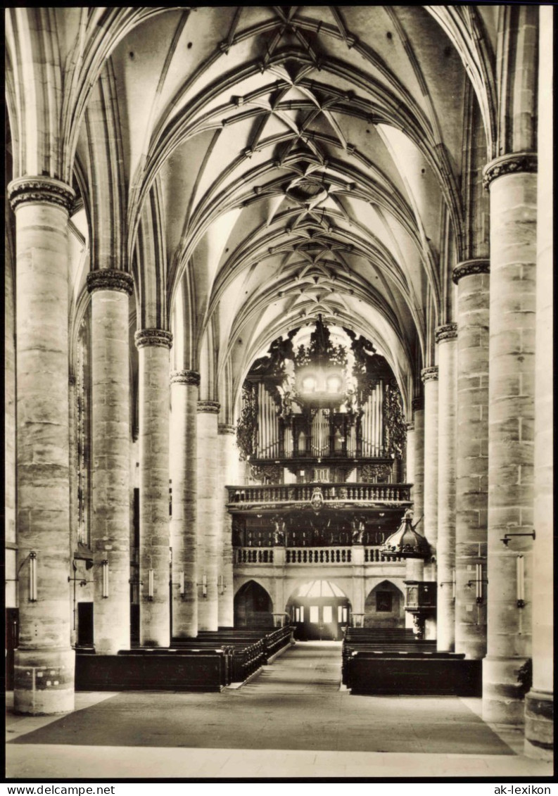 Schwäbisch Gmünd HEILIGKREUZMÜNSTER Die Dreischiffige Halle Nach Westen 1960 - Schwäbisch Gmünd