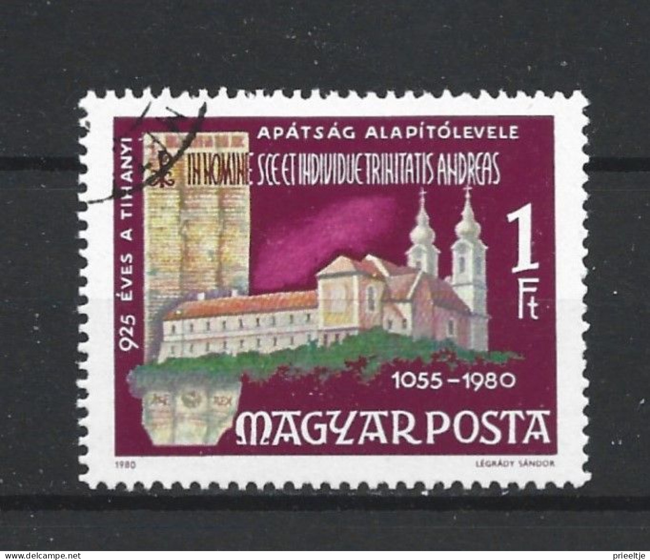 Hungary 1980 Tihany Abbey Y.T. 2717 (0) - Used Stamps