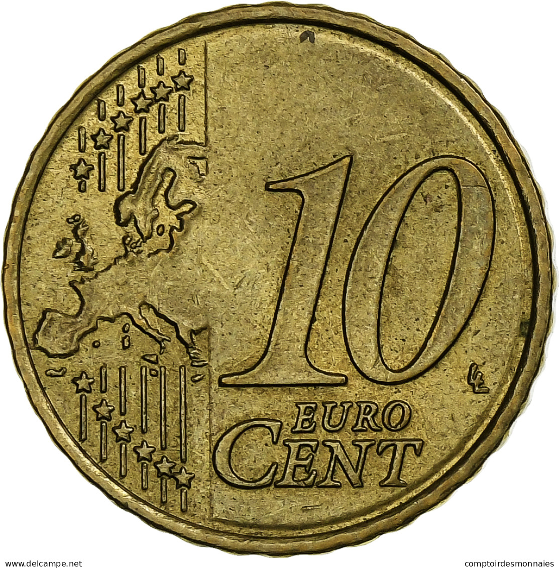 France, 10 Euro Cent, 2013, Paris, TTB, Laiton, KM:1410 - France