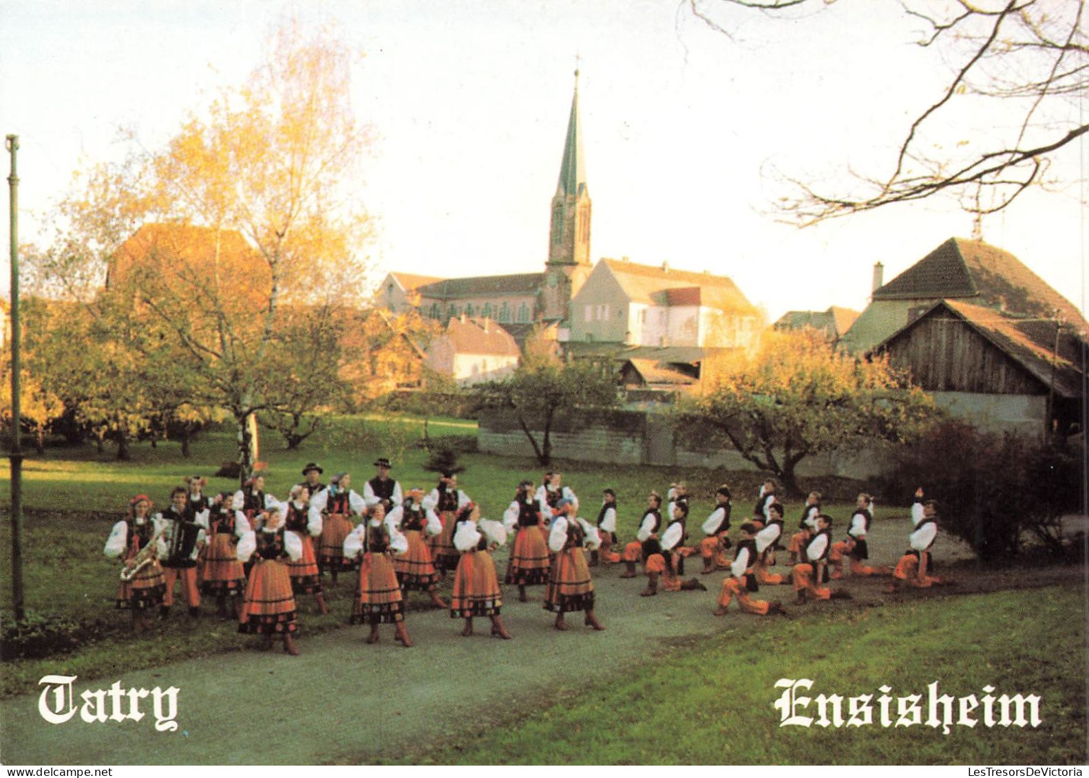 FRANCE - Ensemble De Chants Et De Danses Polonais - Tatry - 68190 Ensisheim (France) - Animé - Carte Postale Ancienne - Thann