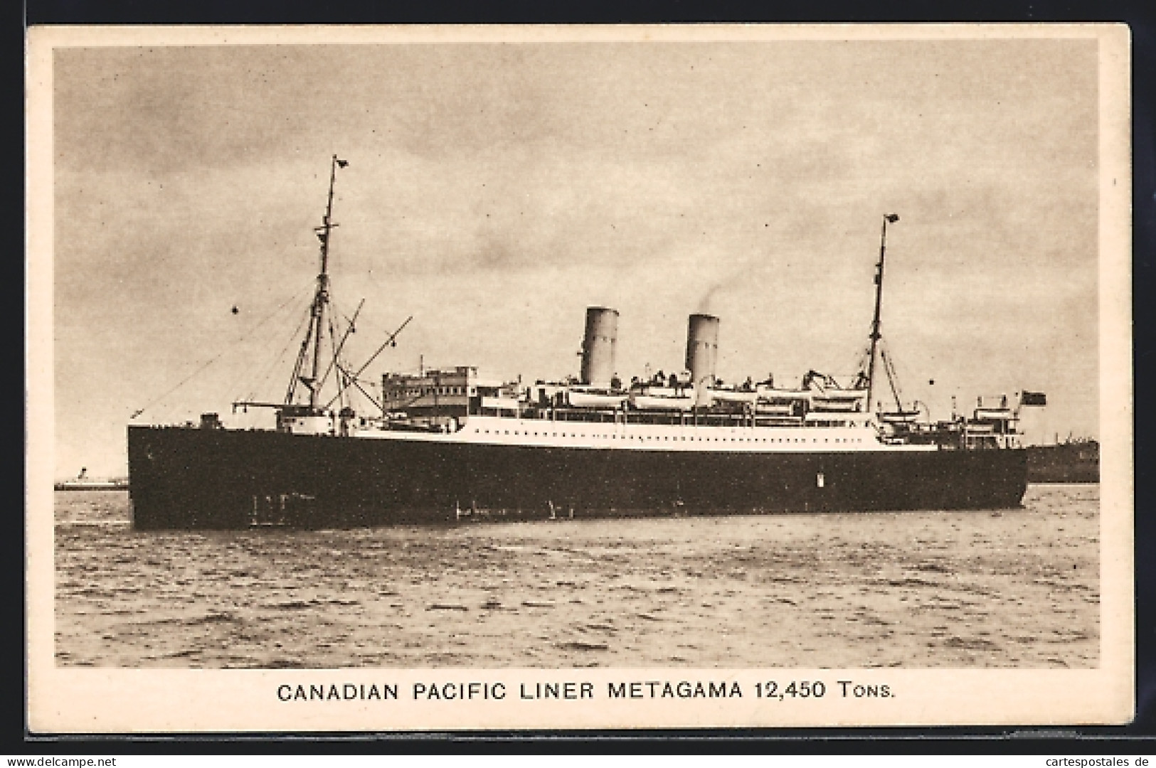 AK Canadian Pacific Liner Metagama  - Steamers